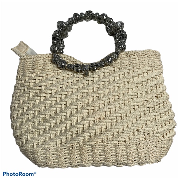 Cappelli Straworld Handbags - Cappelli Straworld Woven Straw Handbag